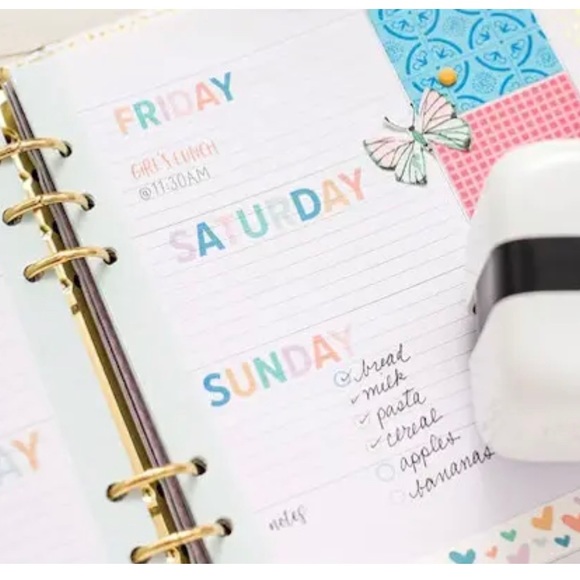 Mini printer. 
Glide, print, and make DIY designs with this handheld PrintMaker. - Picture 12 of 13